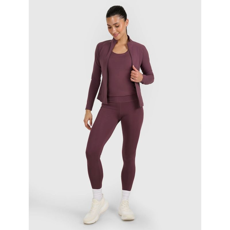 Women's slim quick-drying training sweatshirt 4F 4FRAW25TFSWF0808-81S