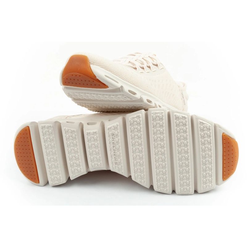 Skechers Glide-Step women's sneakers comfortable ecru slip-ins cipő