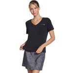Skechers Signature V-Neck Tee fekete póló