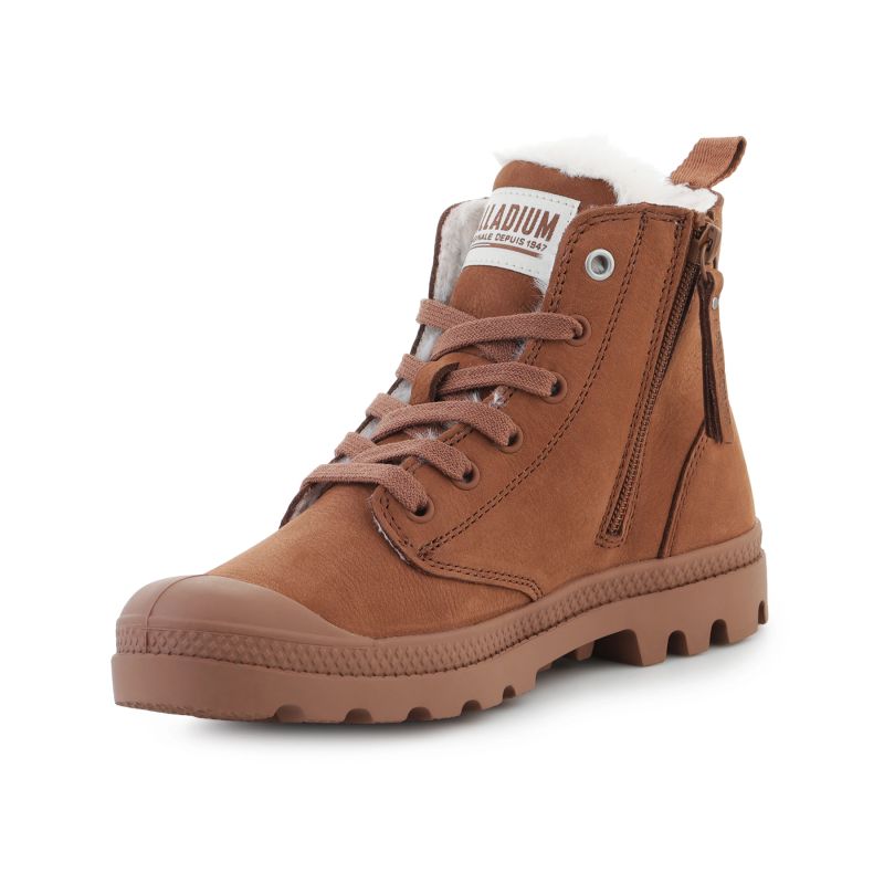 Palladium Pampa HI ZIP WL 95982-291-M Raw Brown barna pulóver