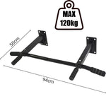 Enero Fit Wall-Mounted Pull-Up And Exercise Bar rods, strength training equipment