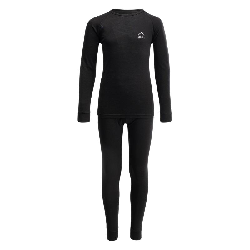 Elbrus Thermal underwear Melor Merino Set Tb Jr fekete thermoactive clothing