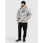 Men's loose hooded sweatshirt 4F 4FRAW25TSWSM2569-91A kapucnis pulóver