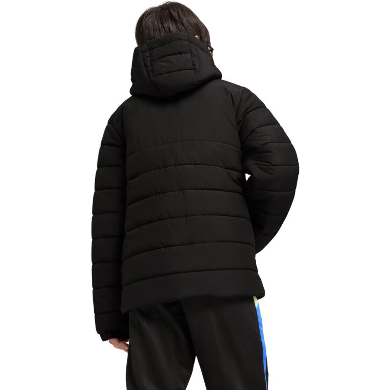 Puma Team Additions Padded Hooded Kids Jacket Black 659738 03 Ruházat