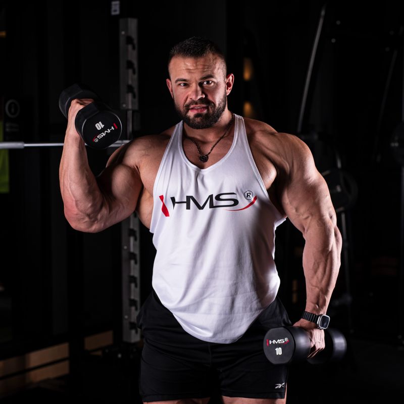 HMS HPT08 2 x 8 KG POLYURETHANE TPU Dumbbells súlyzó 17-66-217