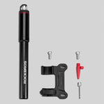 Rockbros SMART-B 150 PSI Mini Bicycle Pump for Presta and Schrader Valves - Black fekete pumpa 304004-211901