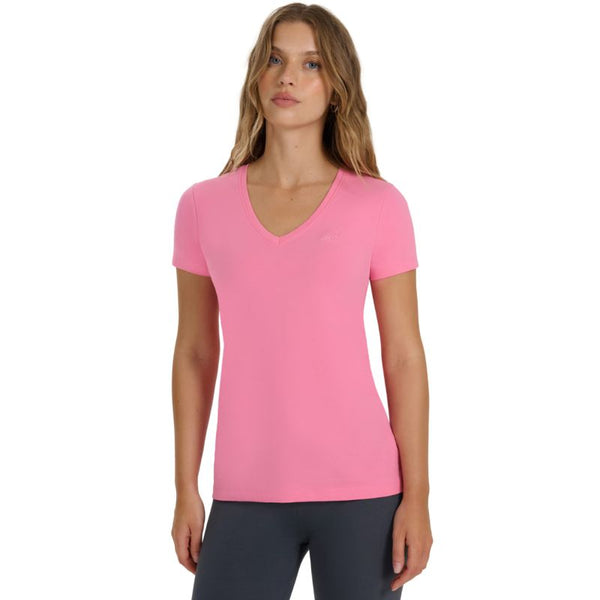 4f Women's T-shirt F2969 pink 4FWAW25TTSHF2969 54S Ruházat