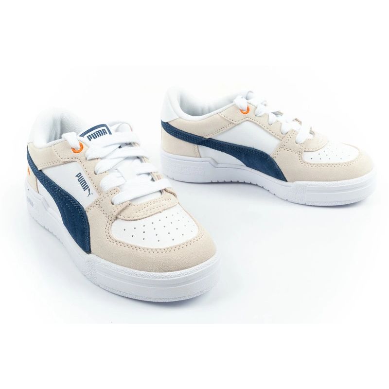 Puma Kids' CA Pro Remix PS Sports Sneakers Leather Unisex bézs cipő