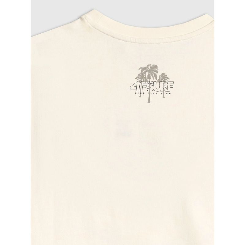 4F Men's regular printed T-shirt póló 4FRSS26TTSHM4298-11S