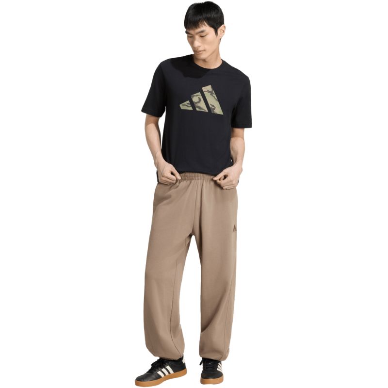 Adidas Men's Camo Three Bar Logo Graphic T-shirt black fekete póló KT1686