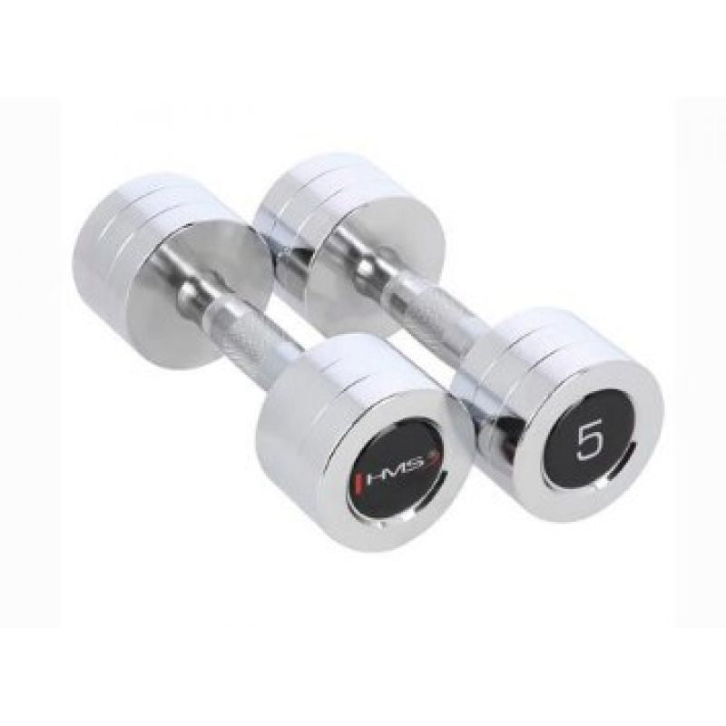 HMS Chrome dumbbells 2x5 kg CHD05 póló 17-66-184