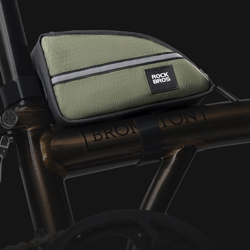 Rockbros Triangle Bike Frame 0.8l - Brown brązowy táska