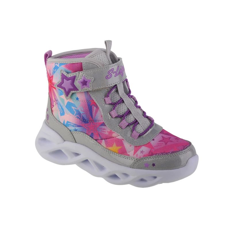 Skechers Twisty Brights - Sweet Starz 302690L-SMLT Silver 31 General