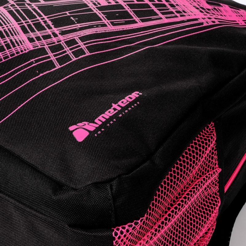Meteor Hathor Backpack Black and Pink fekete hátizsák 75459