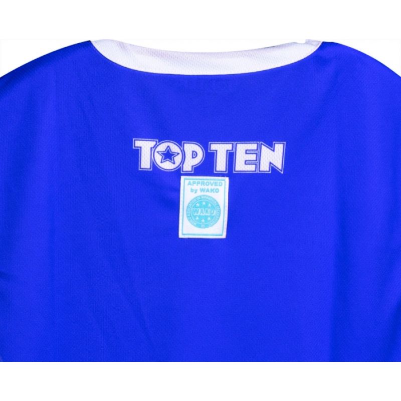 TOP TEN Kick light sleeveless top (WAKO APPROVED) czerwony+m póló
