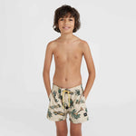O'Neill O'Neil Mix & Match Cali Print 13'' Swim Jr bézs shorts, swimming shorts