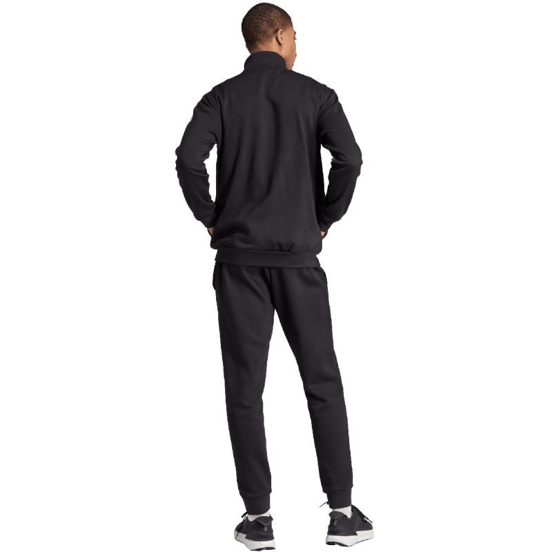 adidas Basic 3-Stripes Fleece M tracksuit IJ6067 Polár pulóver