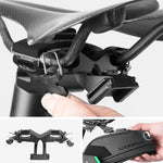 Rockbros C27-1 bicycle under the saddle - black fekete táska