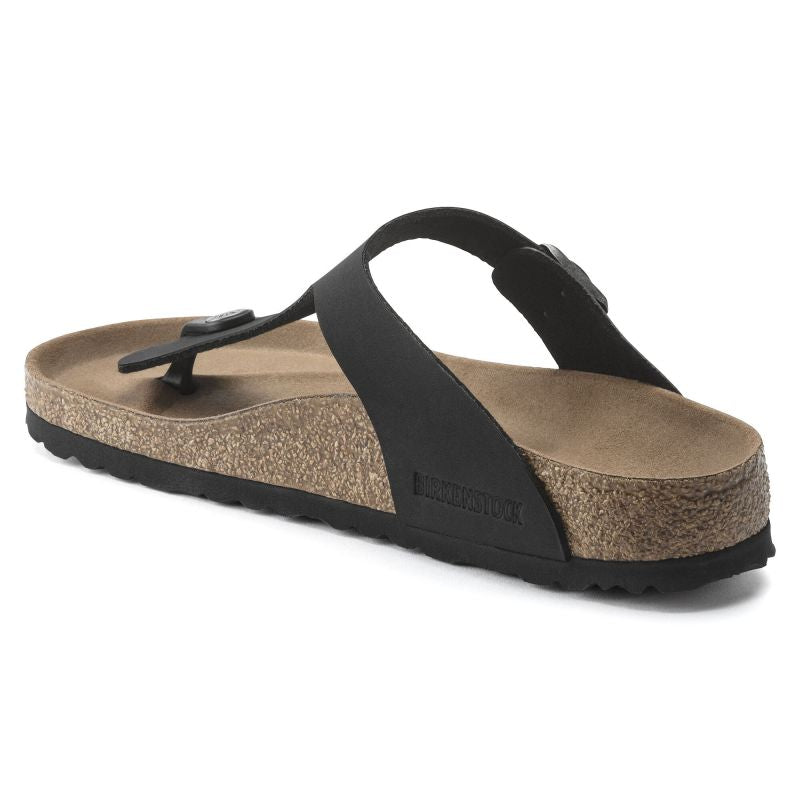 Birkenstock Gizeh Birko-Flor Women's Narrow Black Flip-Flops for Narrow Feet Vegan Black (1020487) general