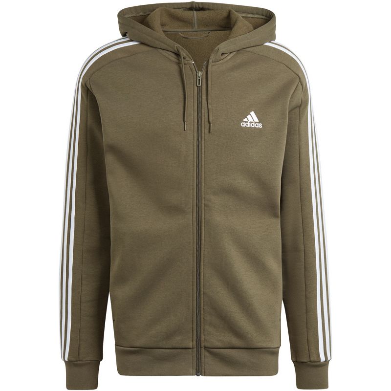 adidas Essentials Fleece 3-Stripes Full-Zip M sweatshirt IJ6492 Pulóver