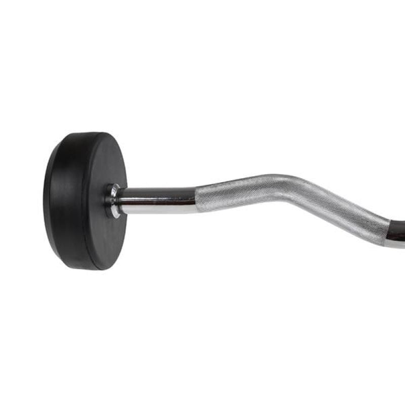 HMS Rubber-coated barbell/curl bar 20 kg GSL-20 fekete súlyzó 17-58-023