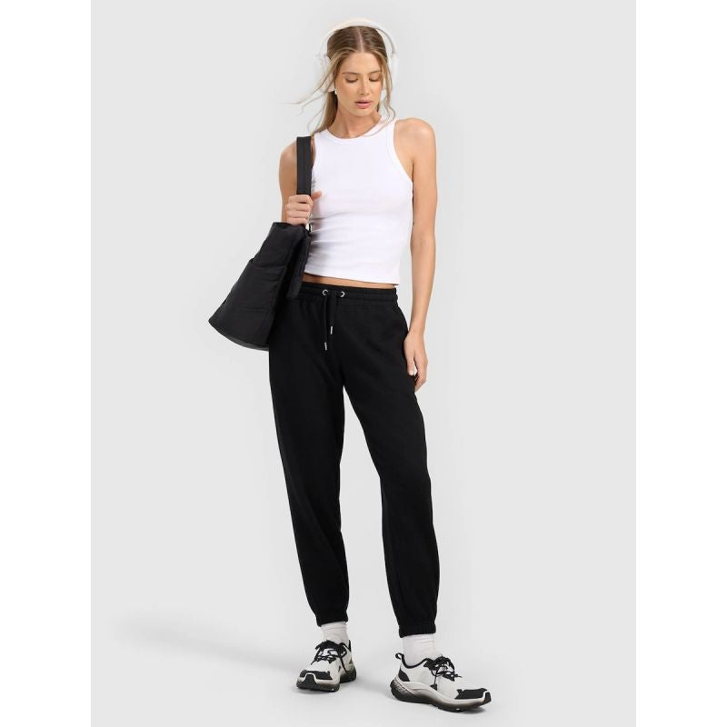 Women's slim ribbed knit top 4F