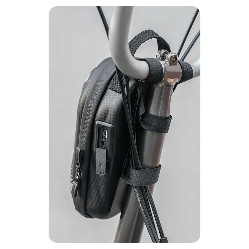 Rockbros 3011006301 for the handlebar of a bicycle or scooter 1.3 l - black fekete táska