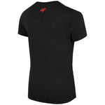 4F T-shirt Jr HJZ22 20S fekete póló HJZ22JTSM00720S
