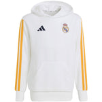 Adidas Real Madrid Kids Hoodie fehér kapucnis pulóver
