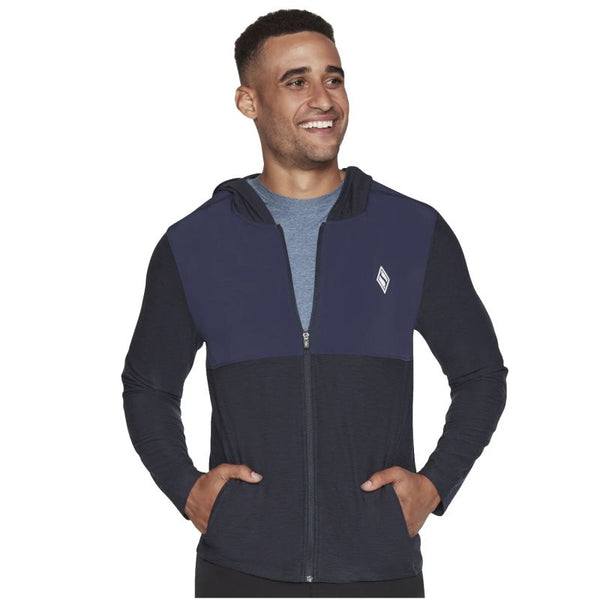 Skechers Ultra Go Lite Full Zip Hoodie MJA268-NVY Navy Blue M General