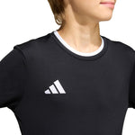 adidas Entrada 26 Long Sleeve Jersey Black KF5879 104cm hosszú ujjú mez