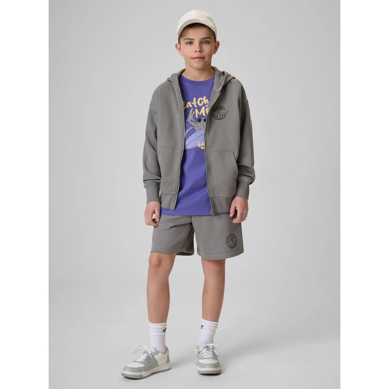 4F Boy's loose hooded sweatshirt 158/164 kapucnis pulóver 4FJRSS26TSWSM2934-25S