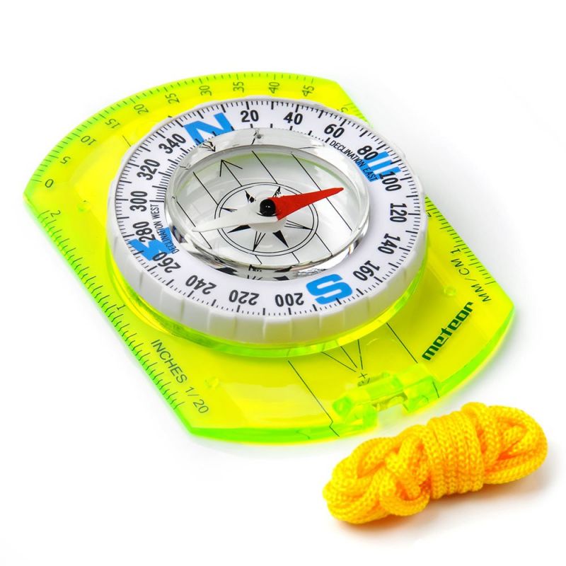 Meteor Compass with Ruler fehér compasses, tourist equipment