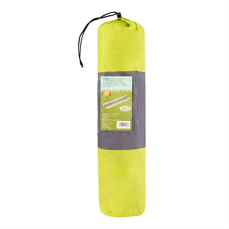 NILS CAMP NC4349 Self-inflating mat with pillow Green-gray szürke kabát