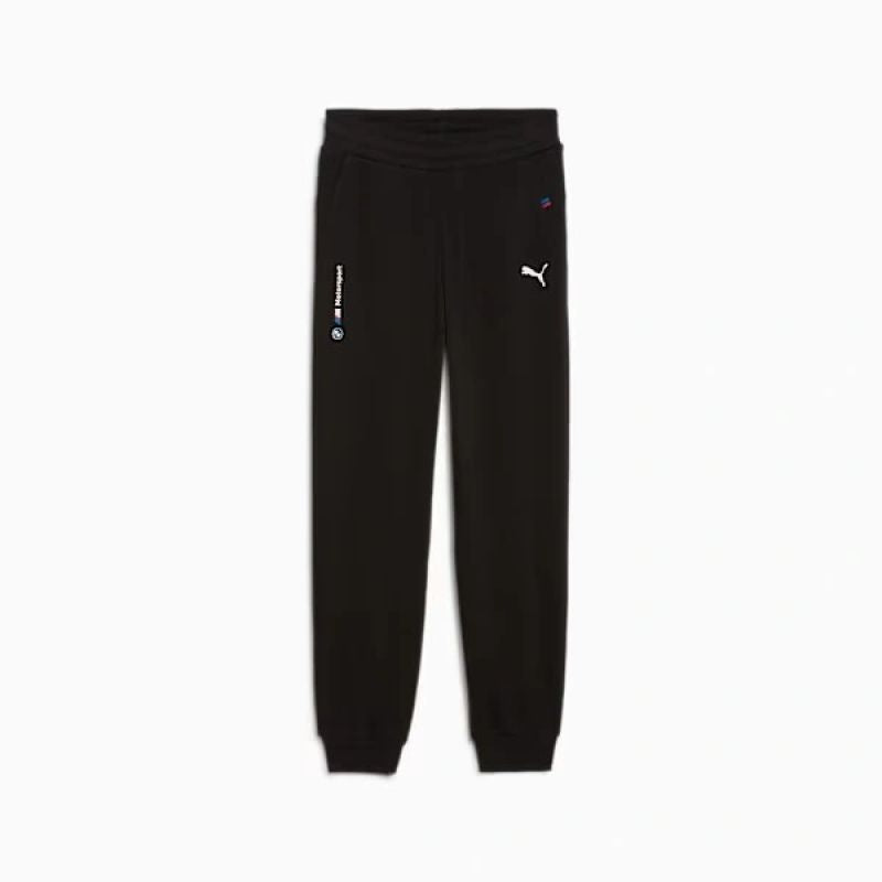 Puma BMW MMS Kids' Sweatpants Black Comfortable Sporty Style fekete melegítőnadrág