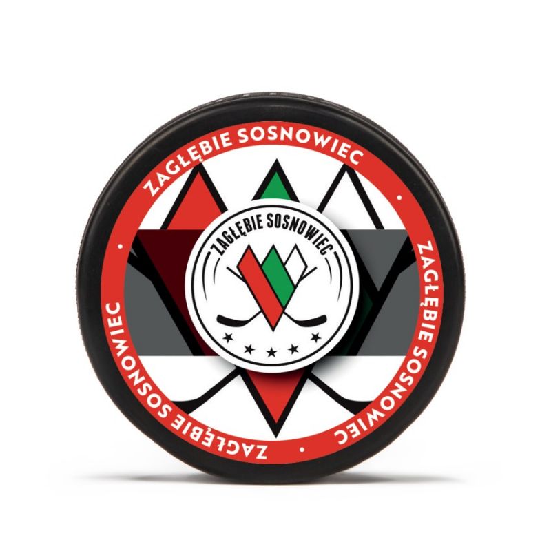Inny Zagłębie Sosnowiec hockey puck Medallion SREBKRMEDALION Edzőfelszerelés fekete