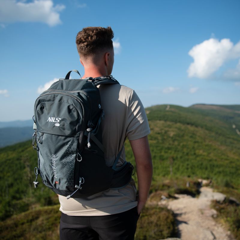 Nc1925 Gray Wayfarer 35l Nils Camp Travel Backpack szürke hátizsák