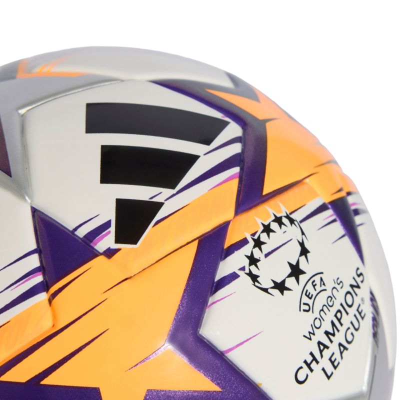 Adidas UCL Womens Mini 26/27 League Stage Football White/Orange/ lila hátizsák KE5143