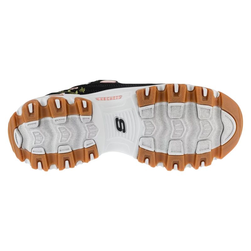 Skechers D' Lites Black fekete utcai cipő 150553-BKW