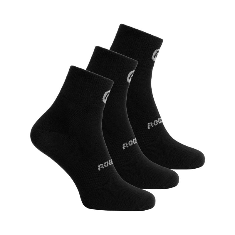 Rogelli CORE children's socks 3-pack black fekete zokni