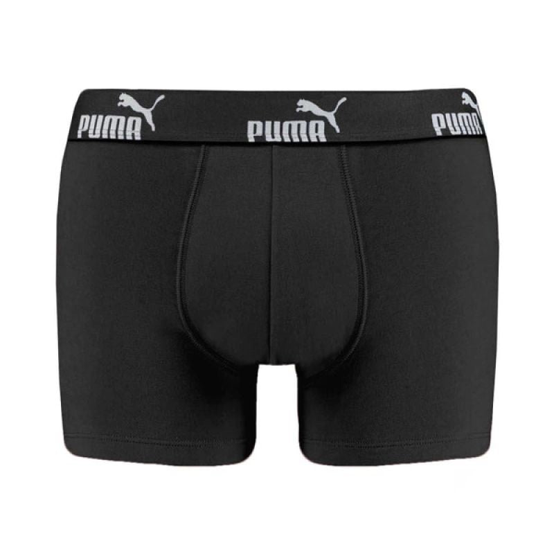 Puma men's boxer briefs 3-Pack black gray comfortable cotton szürke alsónemű