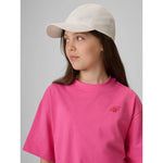 4F Girls' loose plain T-shirt 158/164 ruházat 4FJRSS26TTSHF3984-54S
