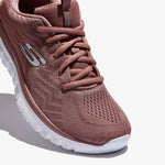 Skechers Graceful Get Connected Pink Women's Sneakers (12615-MVE) Cipő