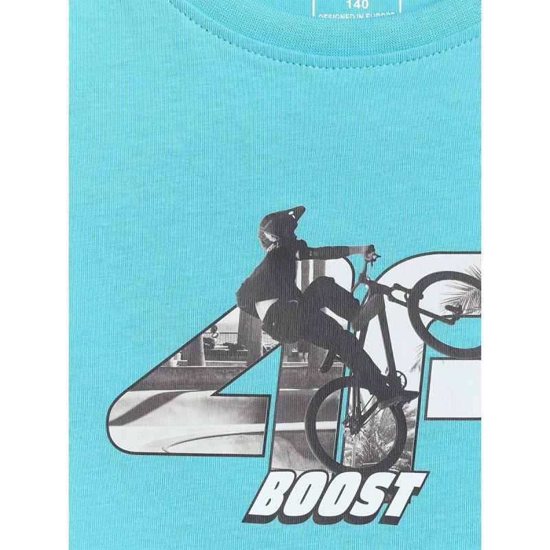 4F Boy's regular sleeveless T-shirt with print póló