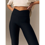 Women's ribbed knit leggings 4F 4FRSS26TTIGF328-20S