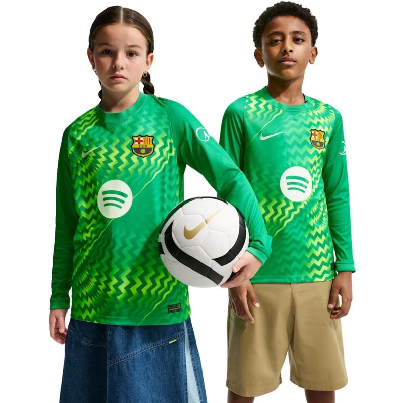 Nike FC Barcelona Stadium Goalkeeper 2026/27 Kids' Jersey 324 zöld kapusmez 161172XL