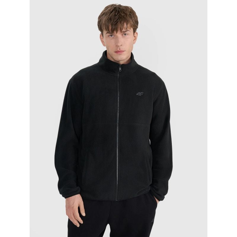 Regular fleece with stand-up collar men's 4F 4FRMM00TFLEM372-20S 2xl kapucnis pulóver