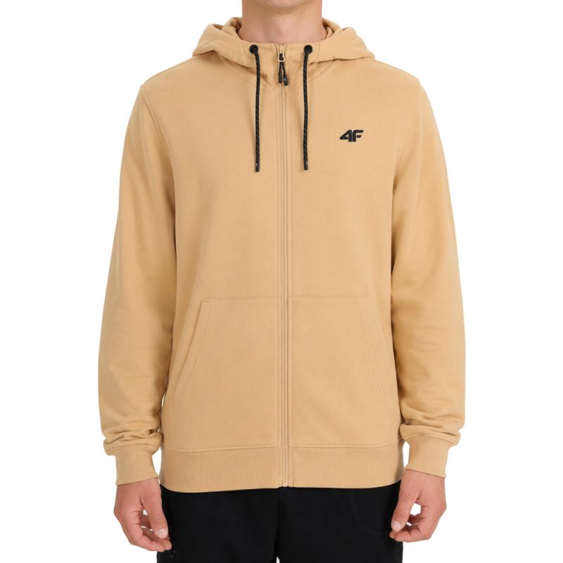 4F Men's sweatshirt M2551 beige 83S bézs póló 4FWSS26TSWSM255183S