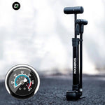 Rockbros 42310006001 Bicycle Pump with Pressure Gauge - Black