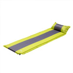NILS CAMP NC4349 Self-inflating mat with pillow Green-gray szürke kabát